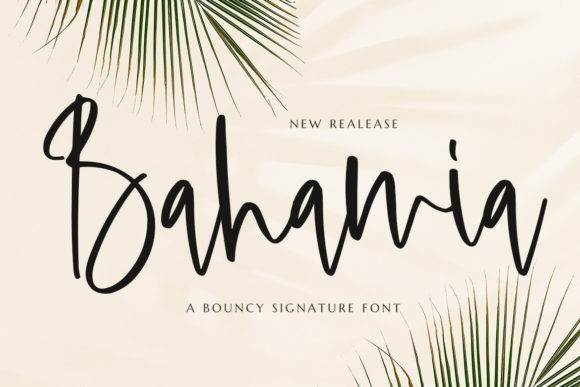 Bahamia: A Relaxed Script Handwritten Font for Editorial Elegance