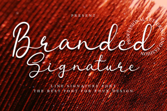 Branded Signature Font for Elegant Handmade Design