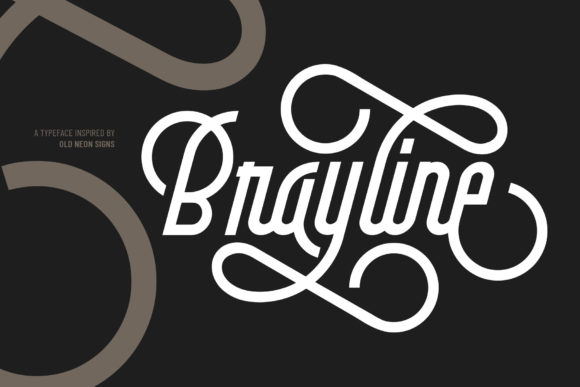 Brayline: A Vintage Script Handwritten Font for Makers