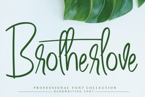 Brotherlove: A Dainty Script Handwritten Font for Crafters