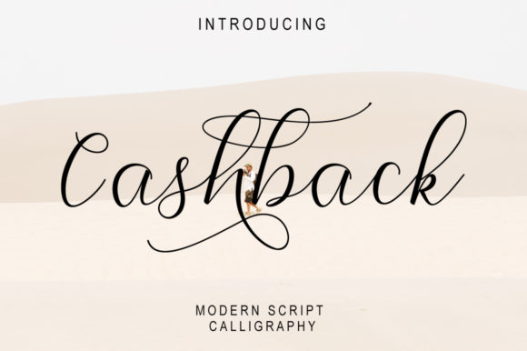 Cashback Font: A Sweet Cursive Handwritten Typeface