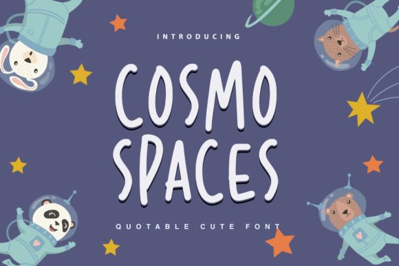 Cosmo Space Font for Handmade Creatives