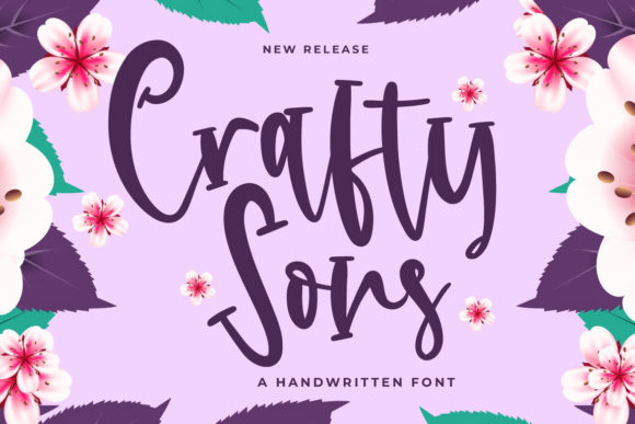 Crafty Sons Handwritten Font for Crafters & Sellers