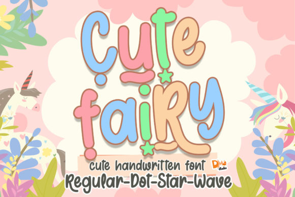 Cute Fairy Script Handwritten Font for Chalkboard Quotes