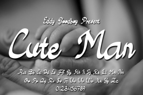 Cute Man Script Handwritten Font for Warm, Romantic Campaigns