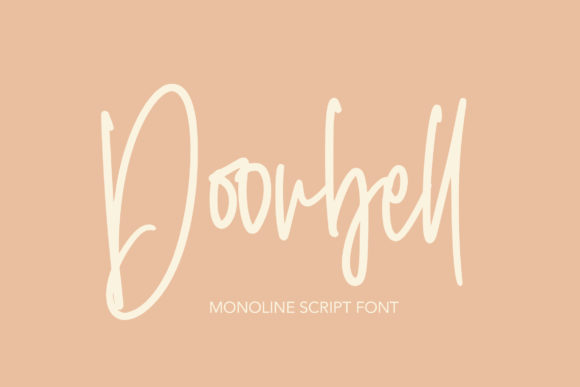 Doorbell Font: A Sweet & Friendly Script Handwritten Typeface for Makers