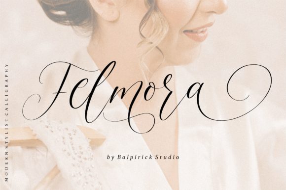 Felmora: A Romantic Script Handwritten Font for Makers