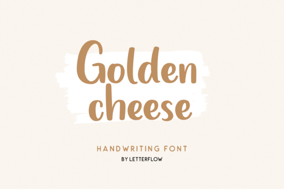Golden Cheese: A Casual Handwritten Font for Warm Editorial Charm