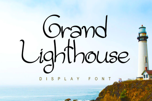 Grand Lighthouse: A Whimsical Script Handwritten Font for Thoughtful Design