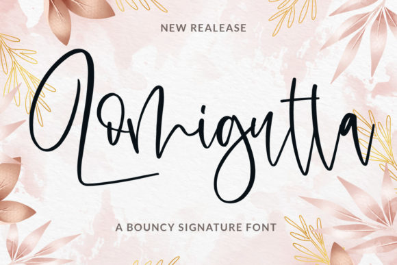 Lomigutta: A Delicate Script Handwritten Font for Editorial Elegance