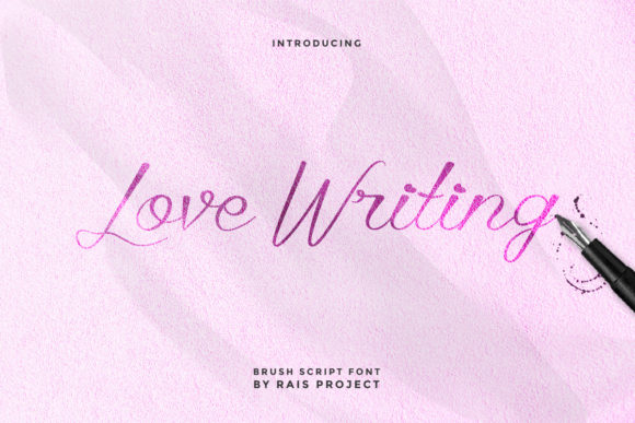 Love Writing Font: Elegant Script Handwritten Typeface for Campaigns