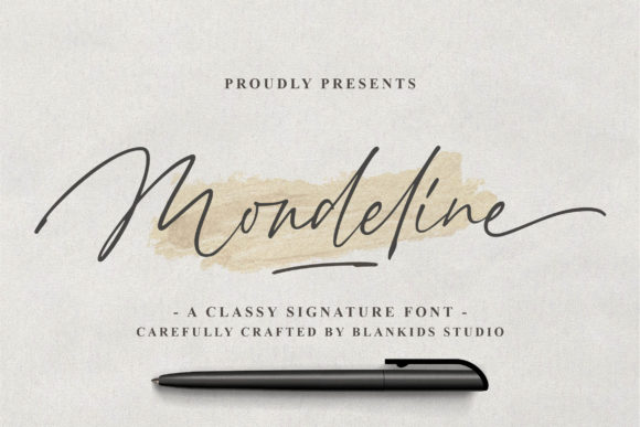 Mondeline: Elegant Script Handwritten Font for Scroll-Stopping Visuals