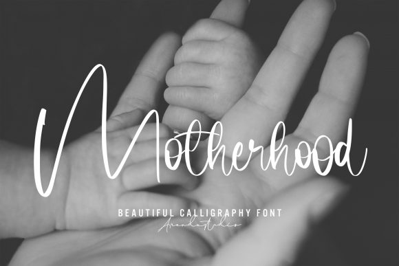 Motherhood Script Handwritten Font for Elegant Digital Branding