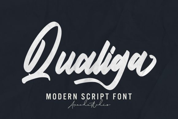 Qualiga: A Script Handwritten Font for Elegant Digital Branding