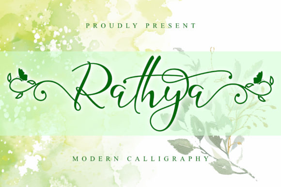Rathya Font: A Sweet & Delicate Script Handwritten Typeface