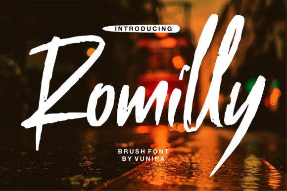 Romilly Script Handwritten Font for Creative Makers