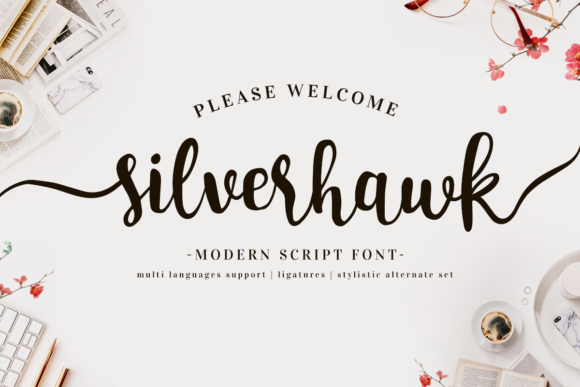 Silverhawk Font: A Timeless Script Handwritten Typeface
