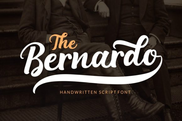The Bernardo Script Handwritten Font for Crafters