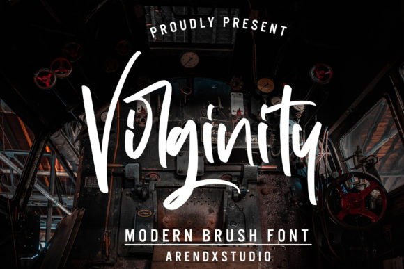 Virginity Font: A Cool, Relaxed Script Handwritten Typeface for Fashion & Editorial Brands