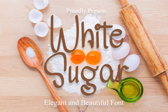 White Sugar: A Cute and Charming Handwritten Font for Small Business Branding
