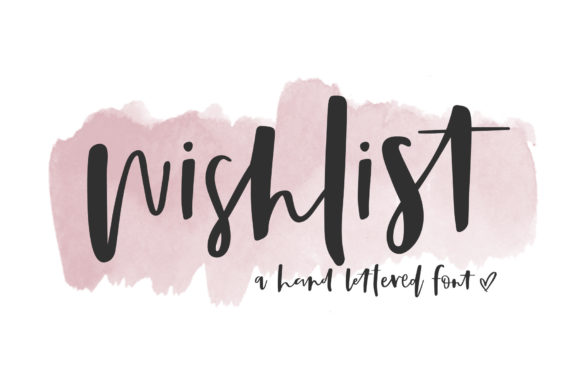 Wish List Font for Fashion Branding and Editorial Design