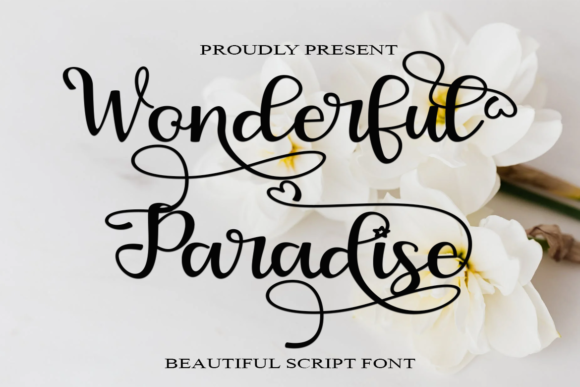 Wonderful Paradise Script Handwritten Font