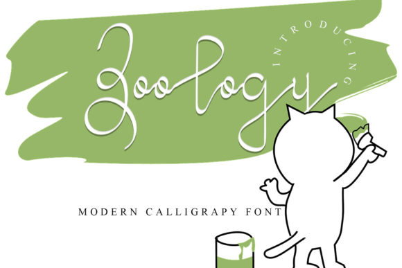Zoology Script Handwritten Font for Elegant Craft Projects